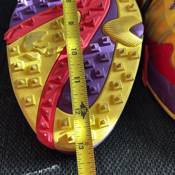 Vibrant Yellow and Red Sneakers - Picture 14 of 14